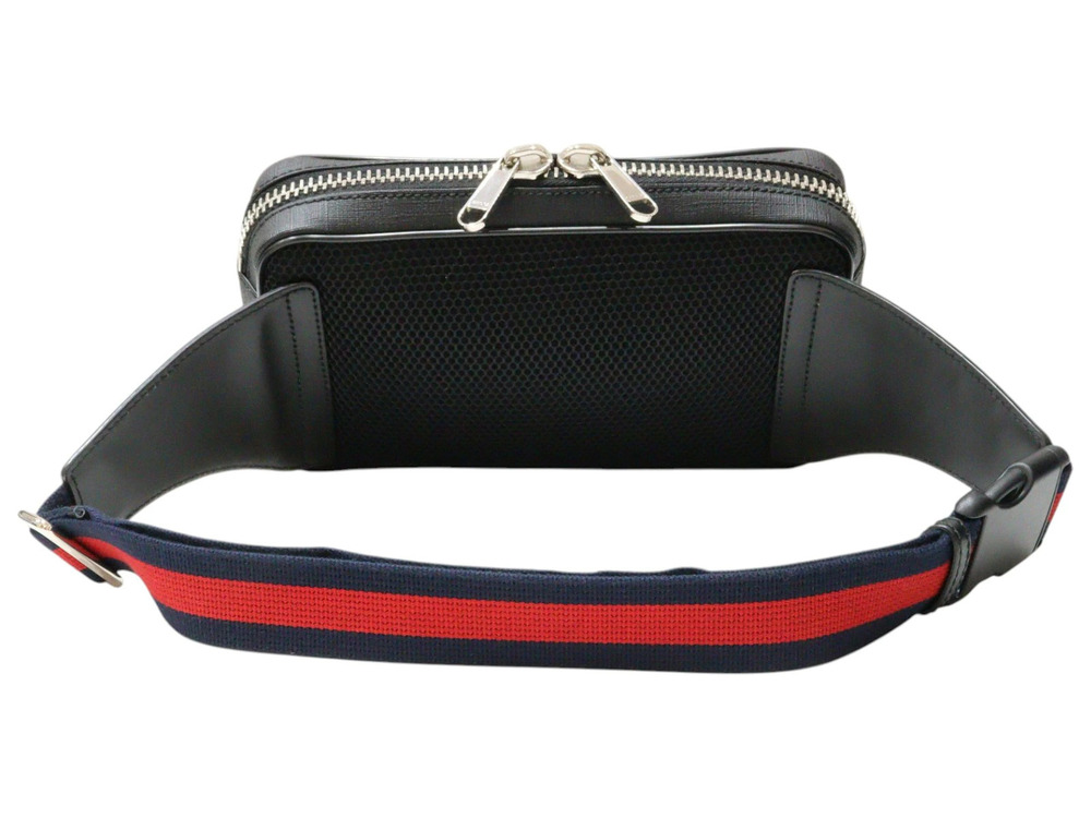 Gucci Supreme Blue Gray Black Belt GG Navy Bag Bum Soft Red Belt Body Crossbody